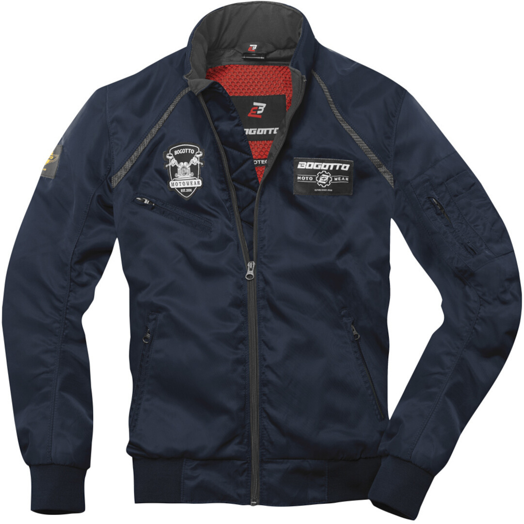 Bogotto Boston Jachetă textilă pentru motociclete albastru închis XS Figura 5
