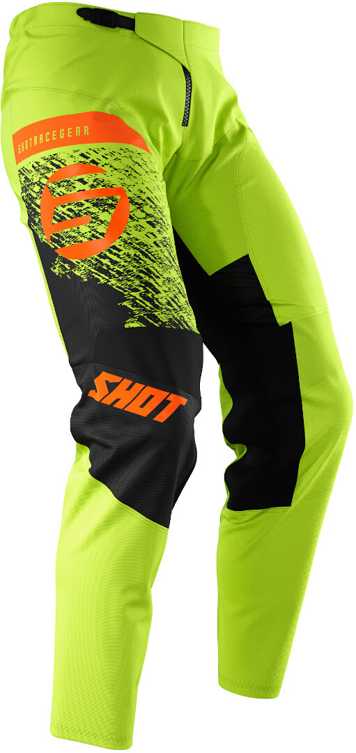 Shot Devo Roll Pantaloni de motocross pentru copii verde/portocaliu 6/7 Figura 3