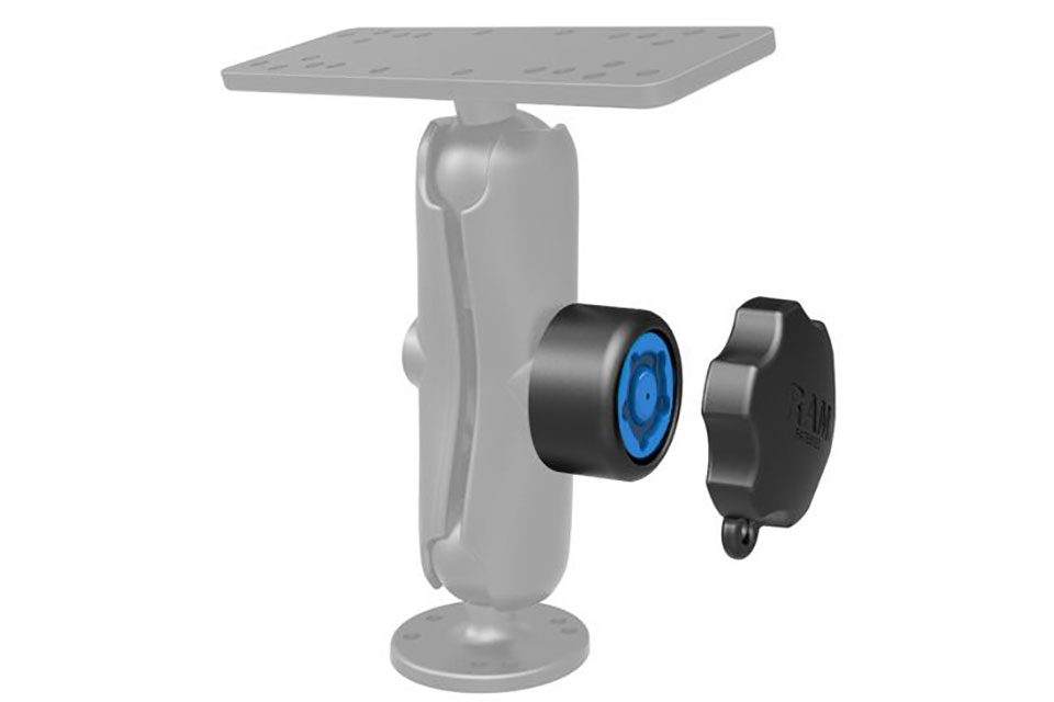 RAM Monta fusível pin-lock e adaptador para braços de conexão de c-ball Artigo principal Figura 1