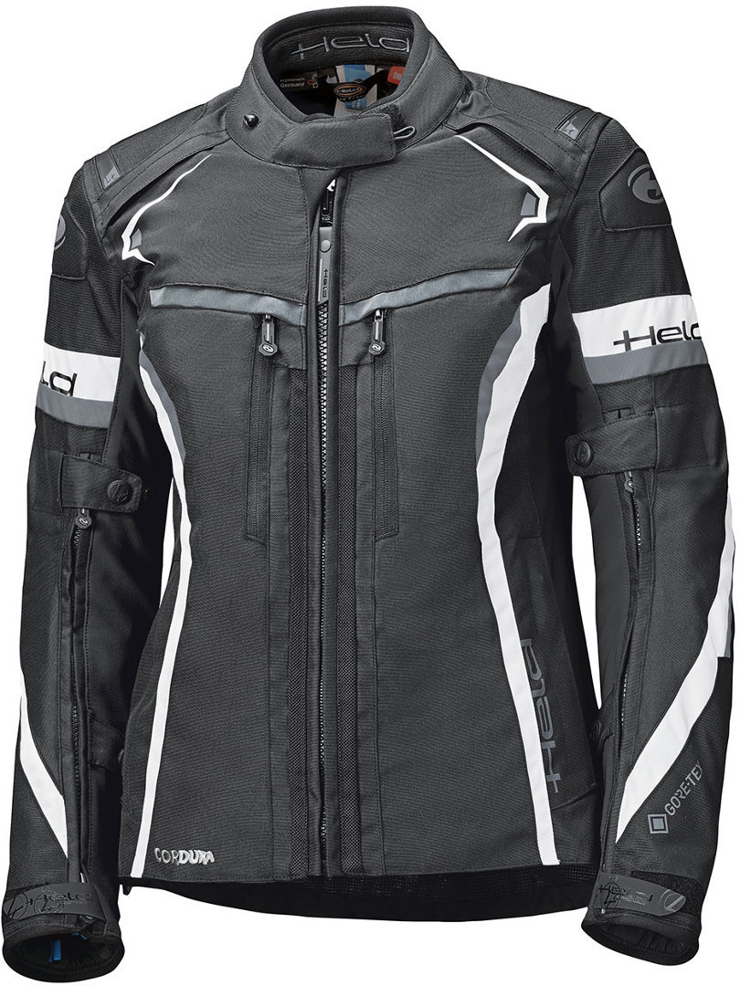 Held Imola ST Ladies Gore-Tex Motorcycle Textile Jacket black/white L Figure 1