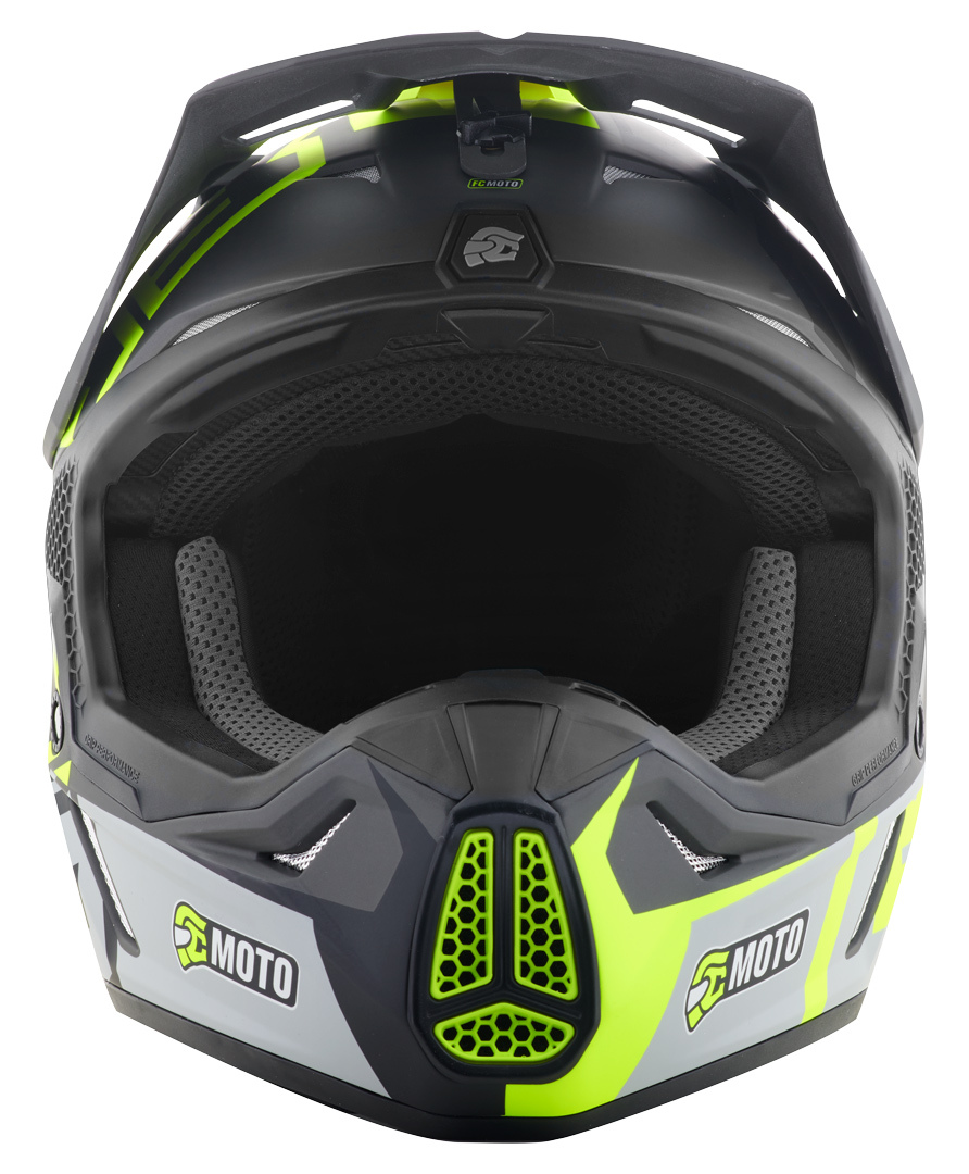 FC-Moto Merkur Flex Cască de motocross negru/galben L Figura 5