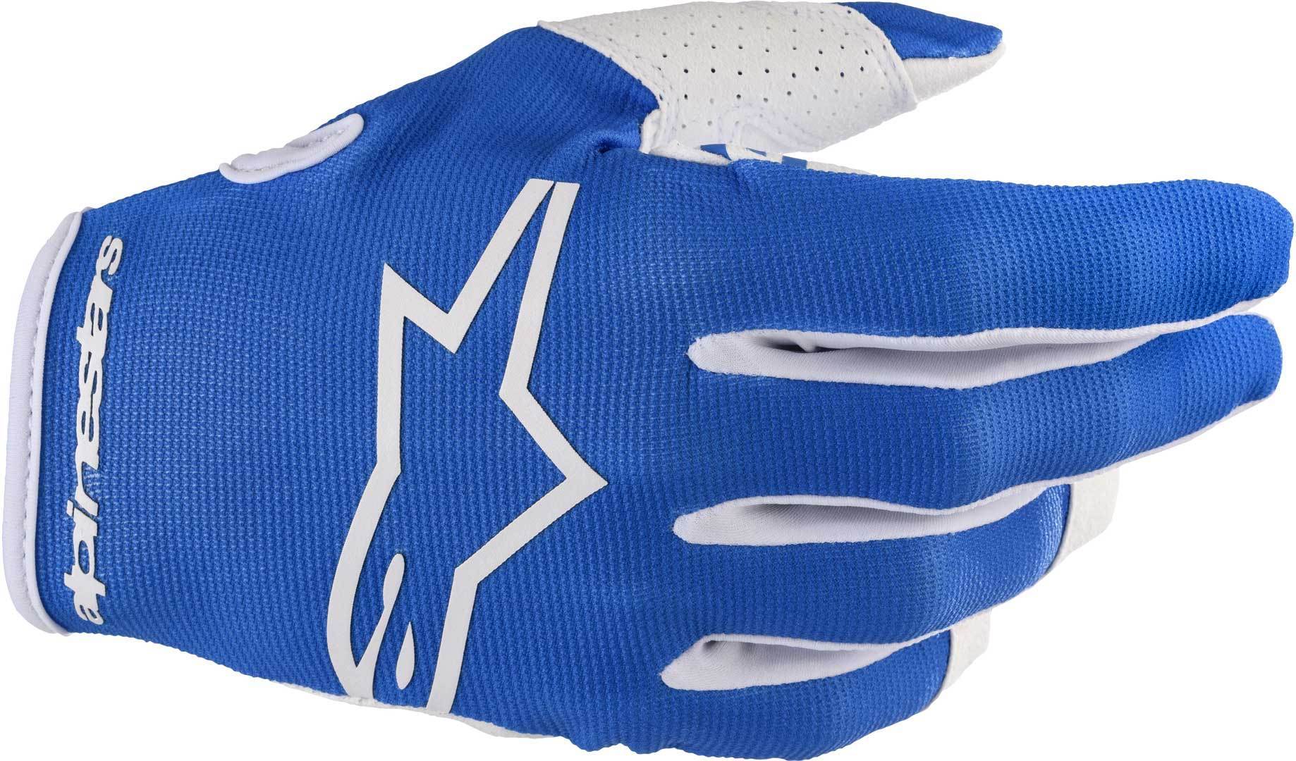 Alpinestars Radar Motocross handsker til børn blå/hvid L Figur 1