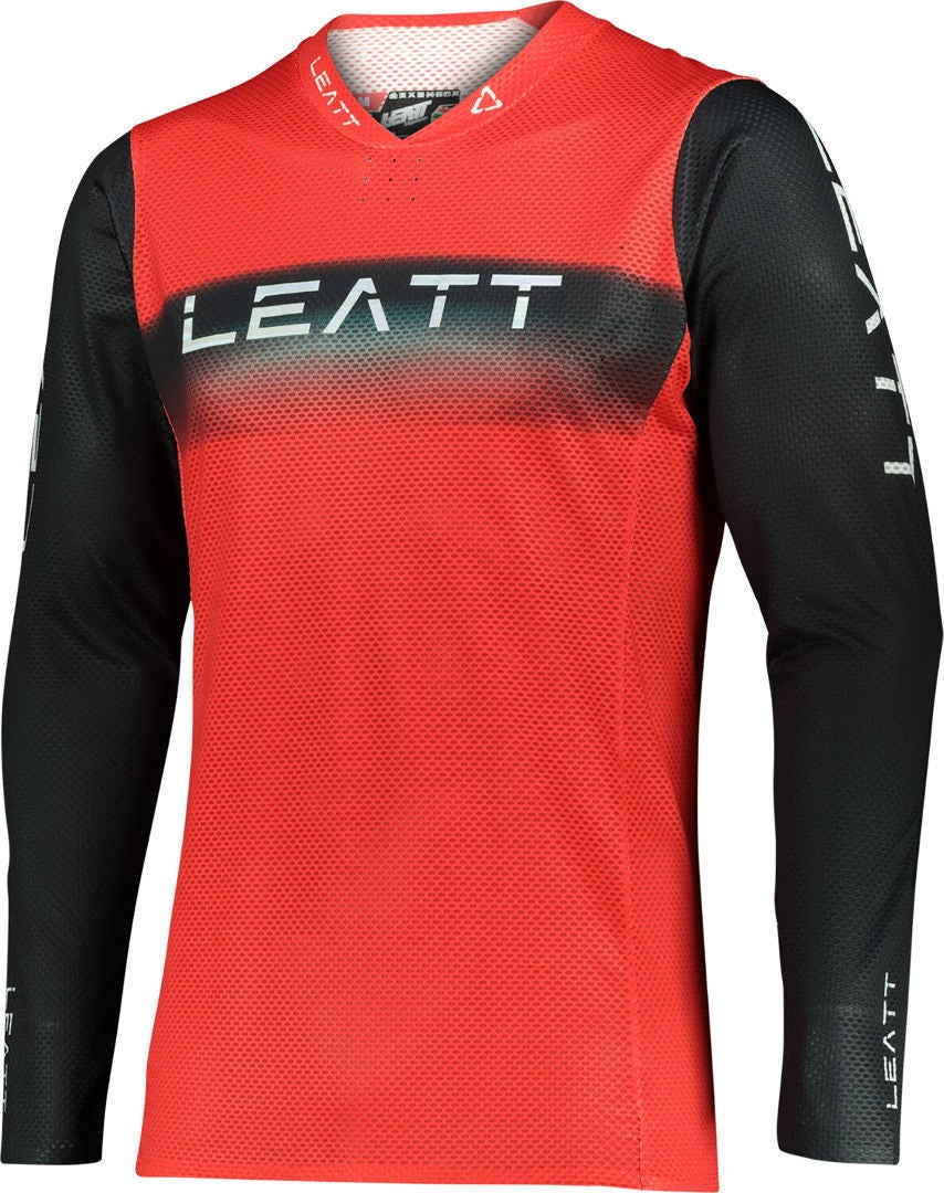 Leatt Moto 5.5 Ultraweld Digital Motocross Jersey rot M Abbildung 1