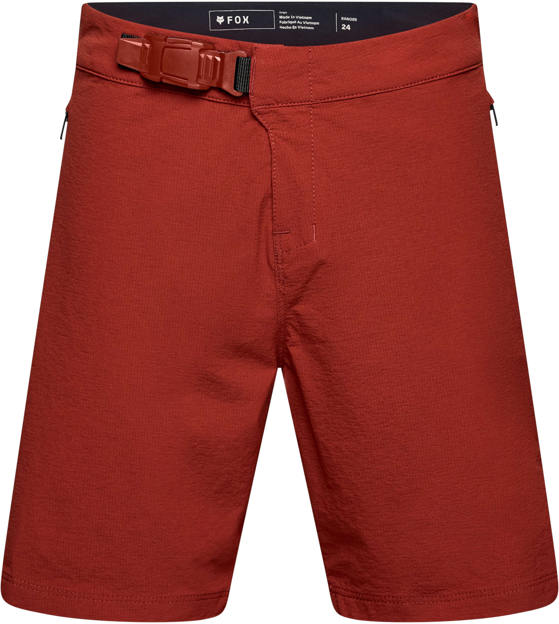 FOX Ranger Lined Ungdoms cykelshorts rød 24 Figur 1