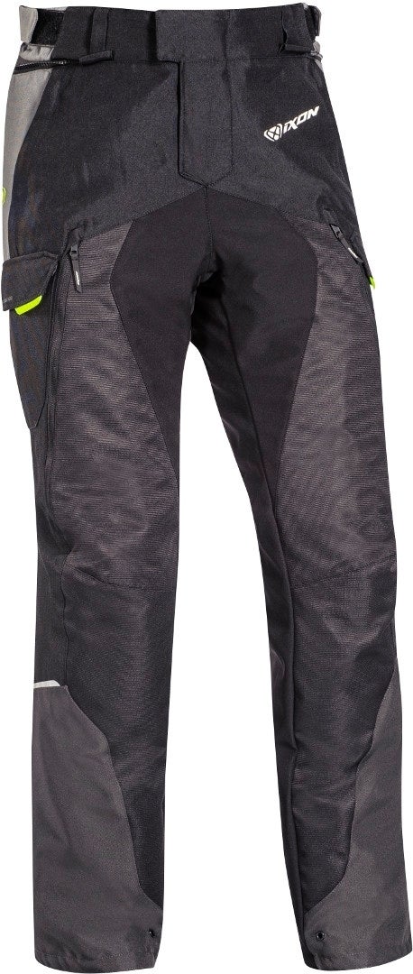 Ixon Balder Motorrad Textilhose schwarz/gelb M Abbildung 1