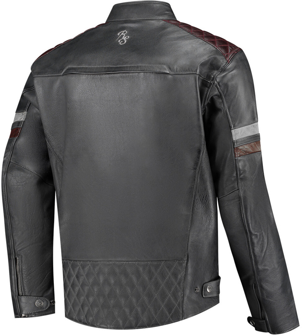 Rusty Stitches Jari V2 Motocyklová kožená bunda Antracit L Obrázek 2