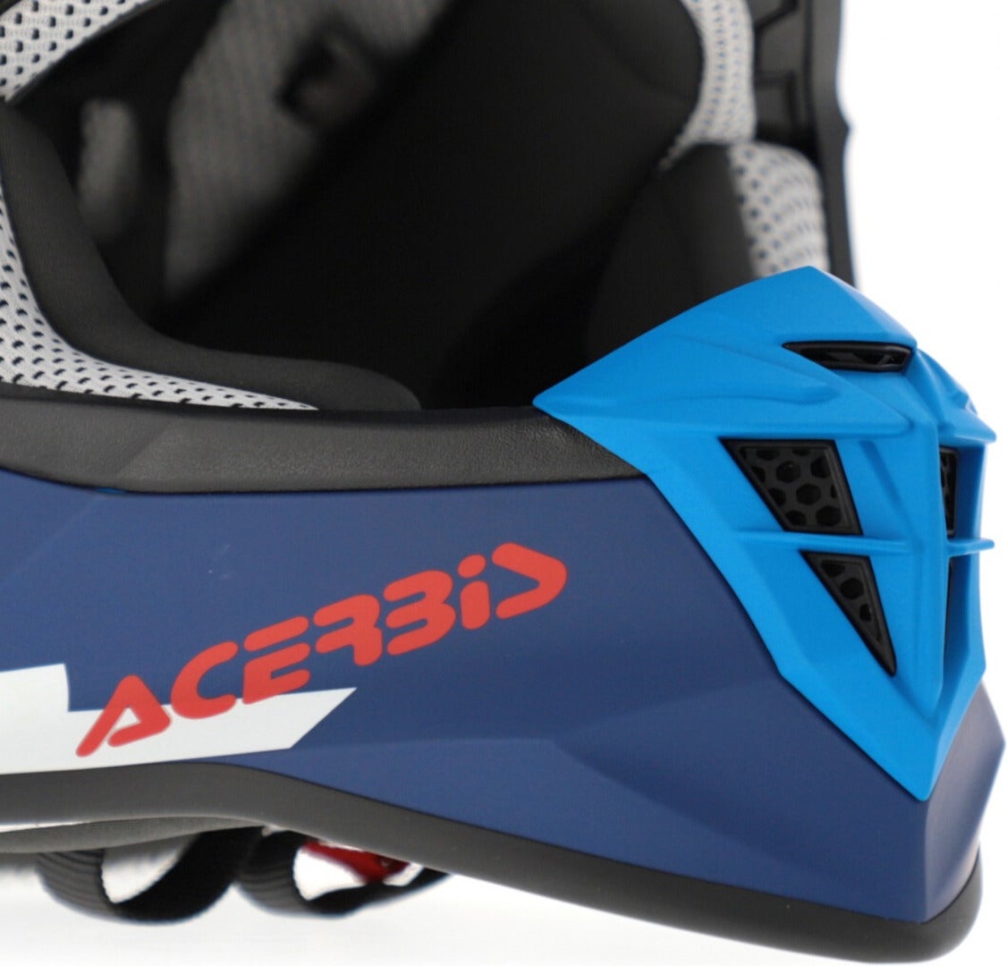 Acerbis Linear Graphic Casco da motocross Blu opaco/rosso XL (61/62) Figura 2