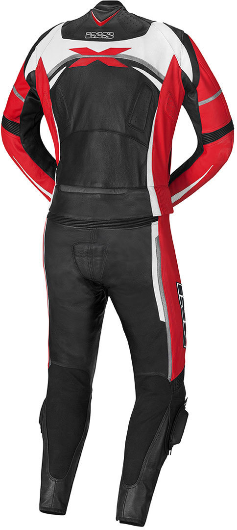 IXS Camaro Tuta in pelle a due pezzi nero/rosso/bianco 48 Figura 2