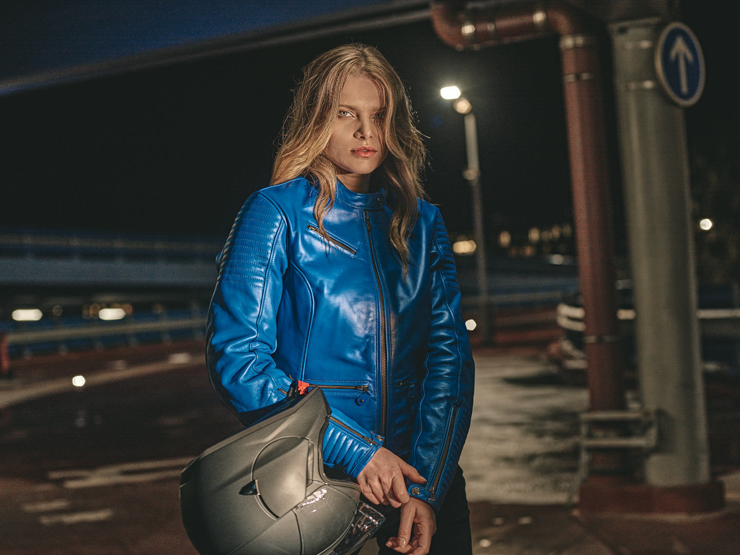 Segura Curve Motorcycle Leather Jacket blue 46 Figure 7