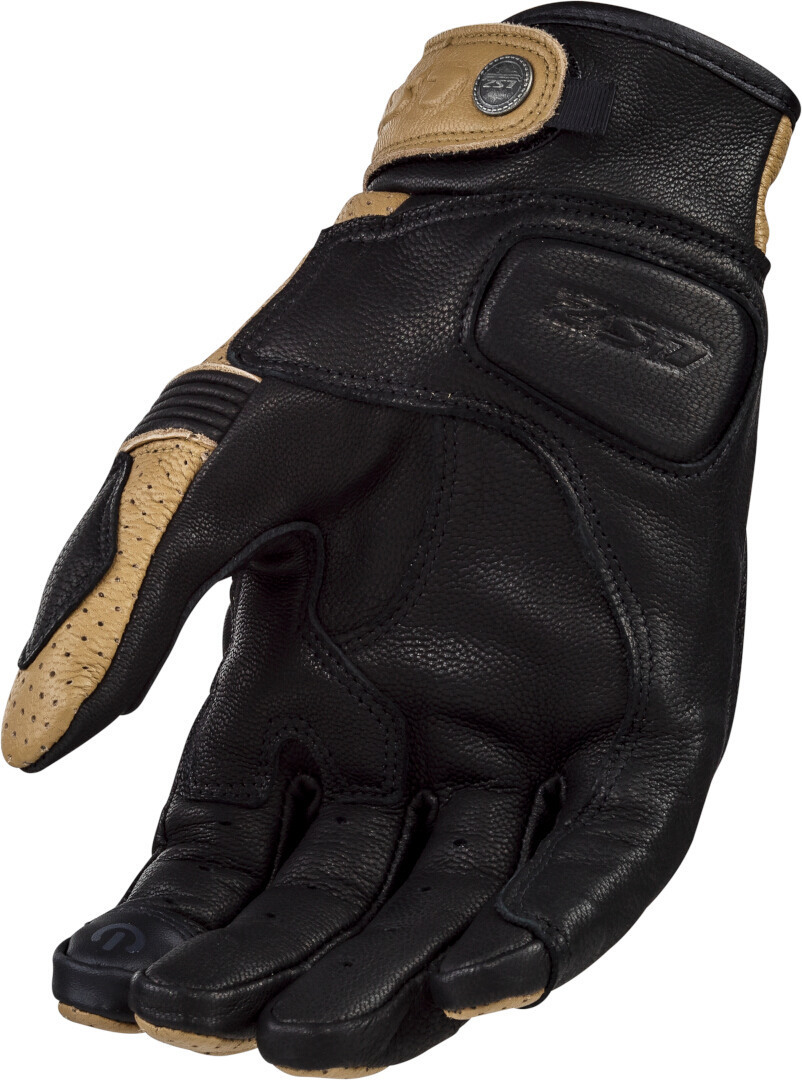 LS2 Duster perforated Motorcycle Gloves light brown/black M Figure 2