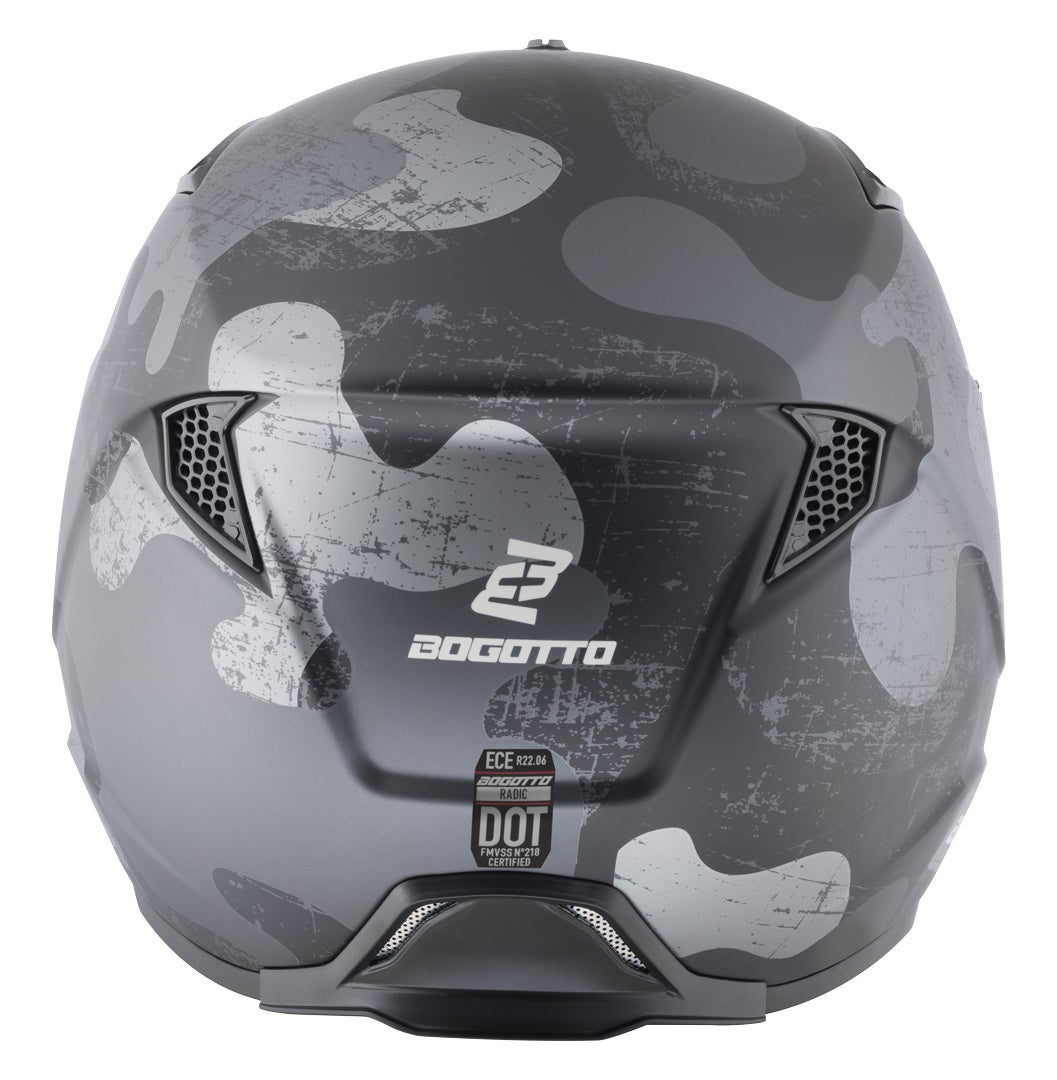 Bogotto Radic Camo 22.06 Casco nero opaco S Figura 19