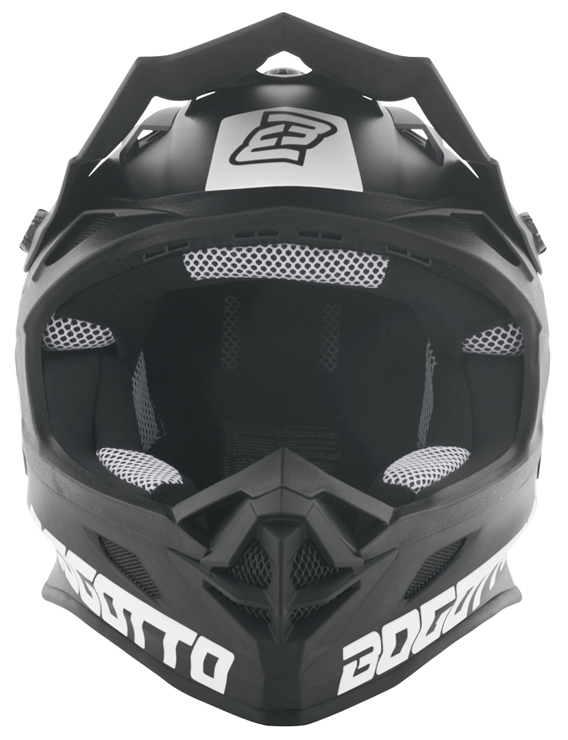 Bogotto V328 Xadrez Carbon Cască de motocross alb/negru XL Figura 3