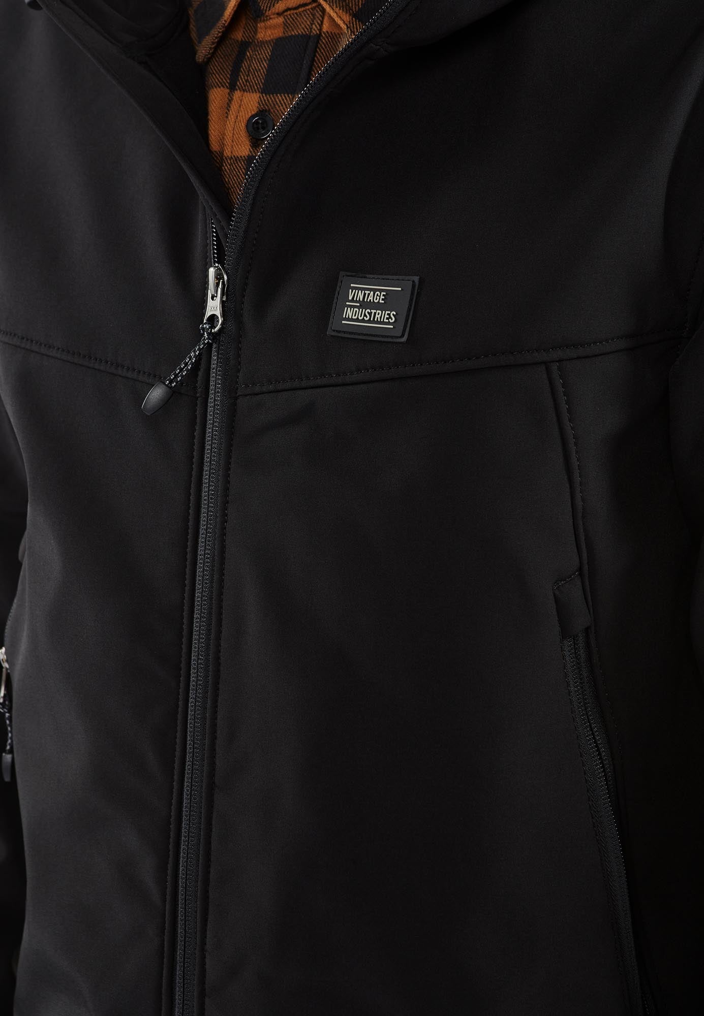 Vintage Industries Alford Softshell Jacka svart XXL Figur 5
