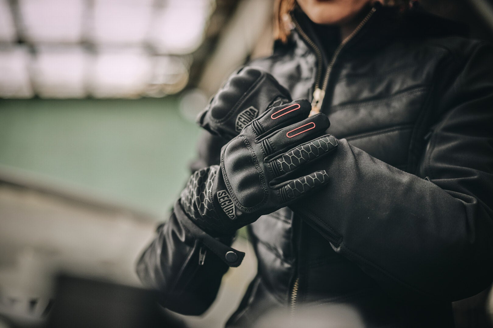 Segura Natcho vandtæt vinter damer motorcykelhandsker 6 (M) Figur 6