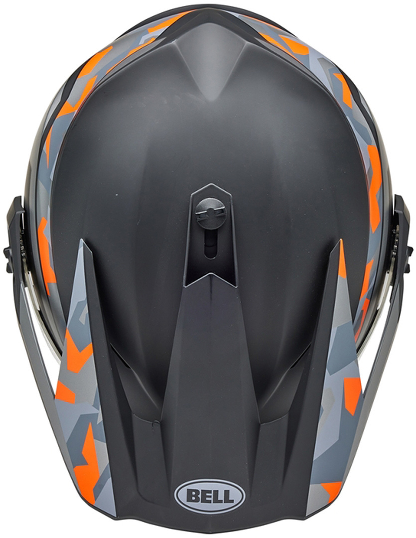 Bell MX-9 Adventure MIPS Enduro Helm grau/orange XL (60/61) Abbildung 2