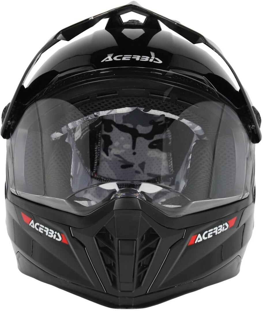 Acerbis Rider Solid Casco de motocross juvenil negro Y/XL (53/54) Figura 11