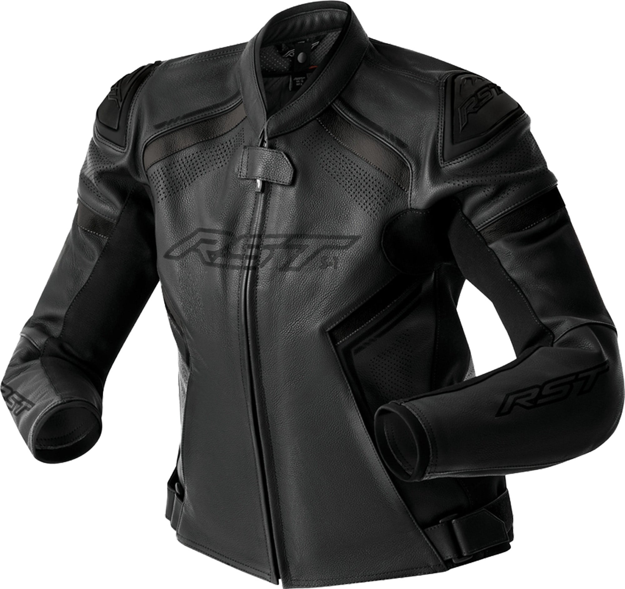 RST S1 D3O Giacca di pelle da motociclista femminile nero M Figura 1
