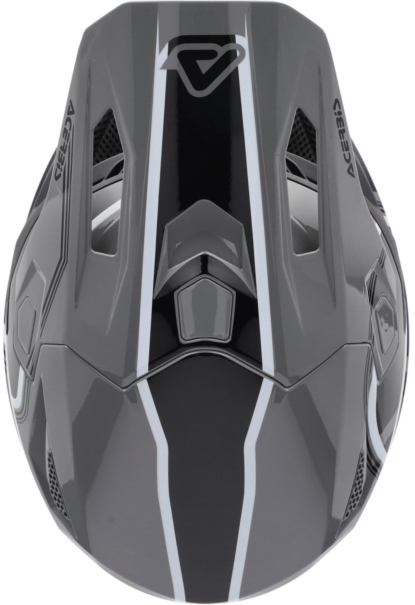 Acerbis Whoops Logo Casco da motocross grigio/nero/bianco M (57/58) Figura 5