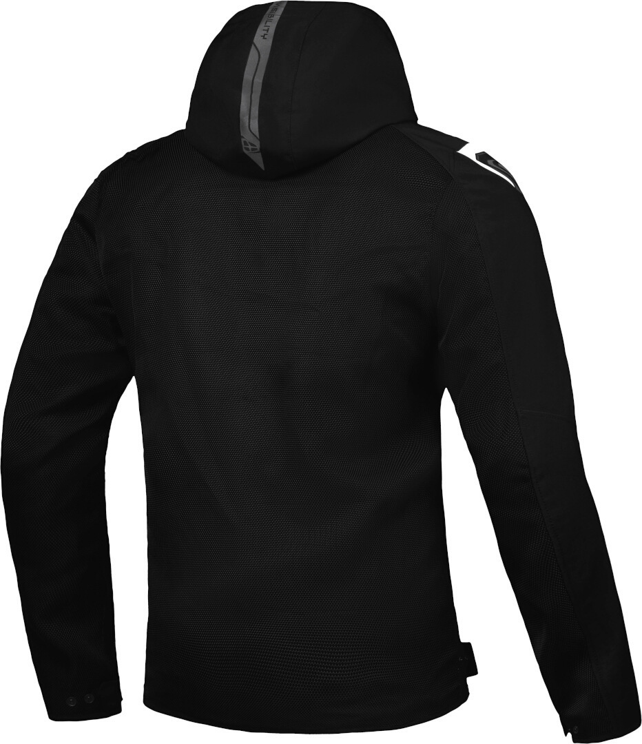 Ixon Fierce Motorcycle Textile Jacket black/white/grey M Figure 2