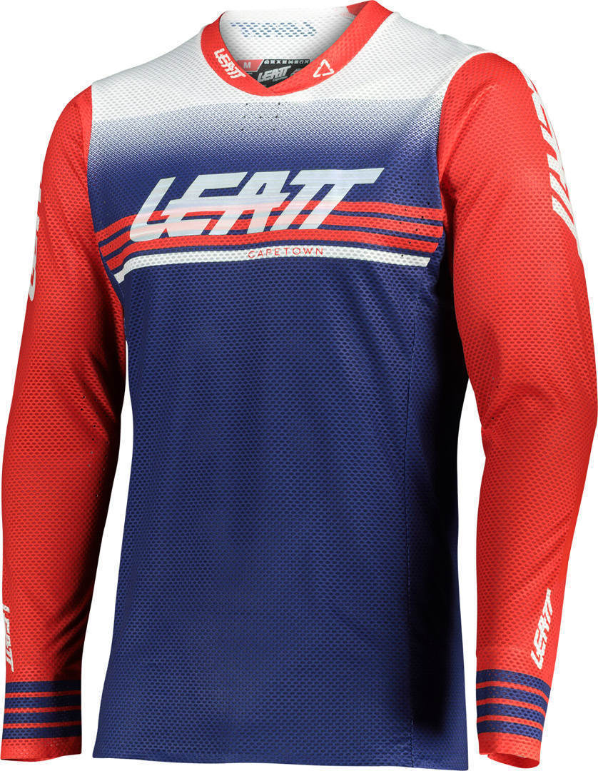 Leatt Moto 5.5 Ultraweld Classic Motocross Jersey indigo M Abbildung 1