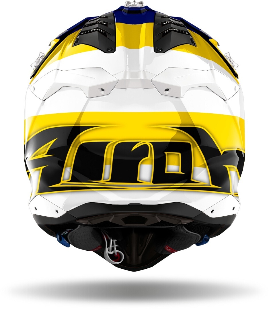 Airoh Aviator 3 Monarch Cască de motocross albastru/alb/galben XL (61/62) Figura 2