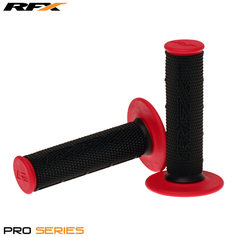 RFX Pro Series Dual Compound Grips Black Centre (Black/Red) Pair-image-931309648