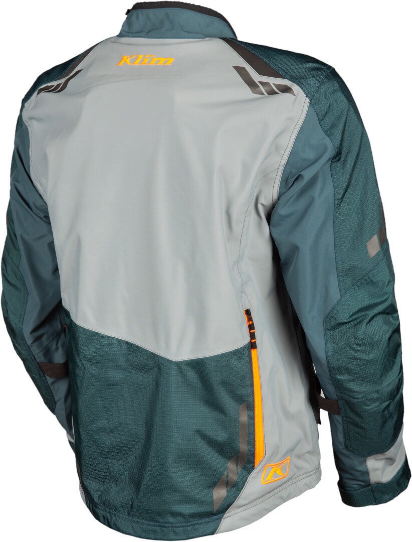 Klim Carlsbad Gore-Tex Motorcycle Textile Jacket light grey/green XXL Figure 2