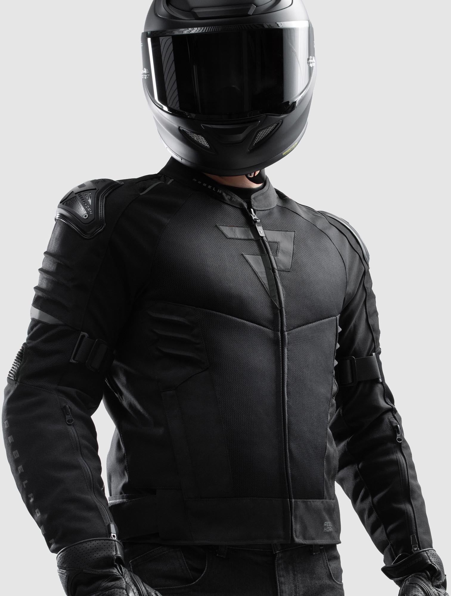 Rebelhorn Vandal 2 Air waterproof Motorcycle Textile Jacket black M Figure 12