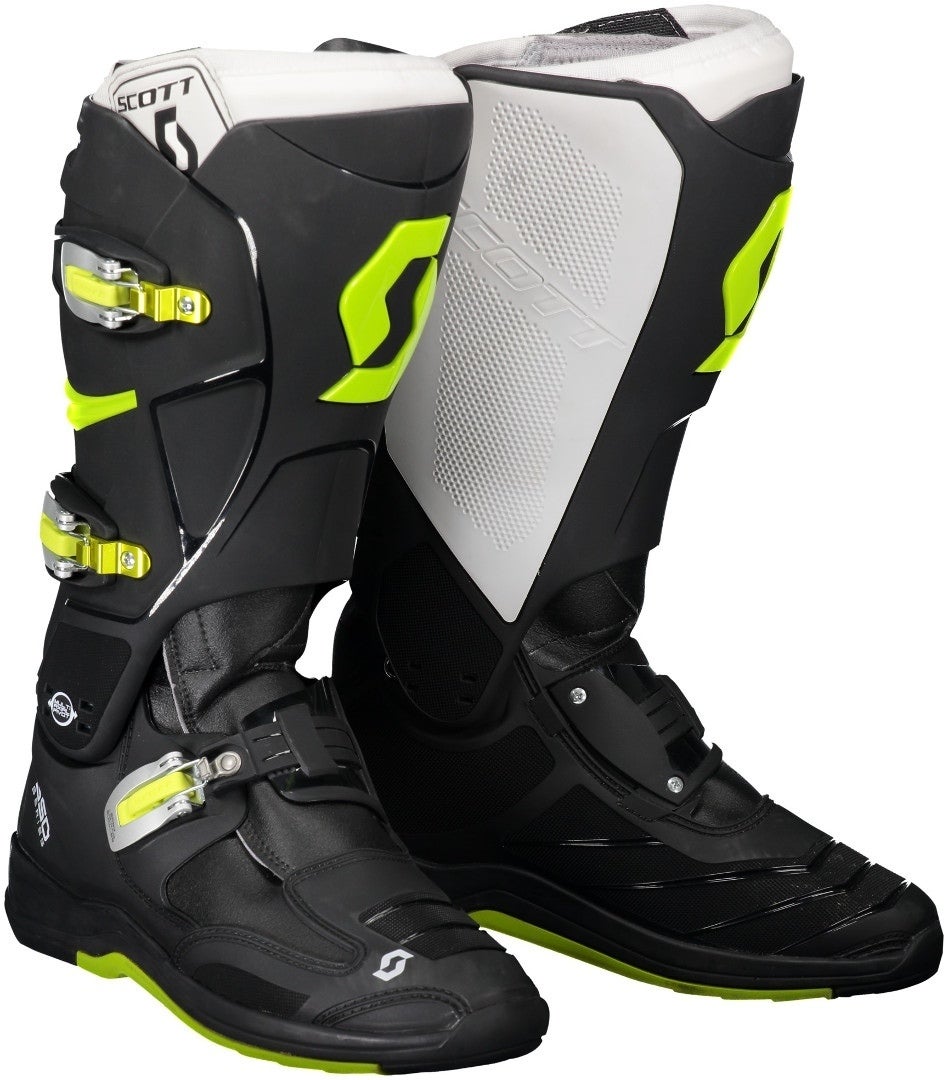 Scott 550 Bottes motocross noir/jaune 44 Figure 1