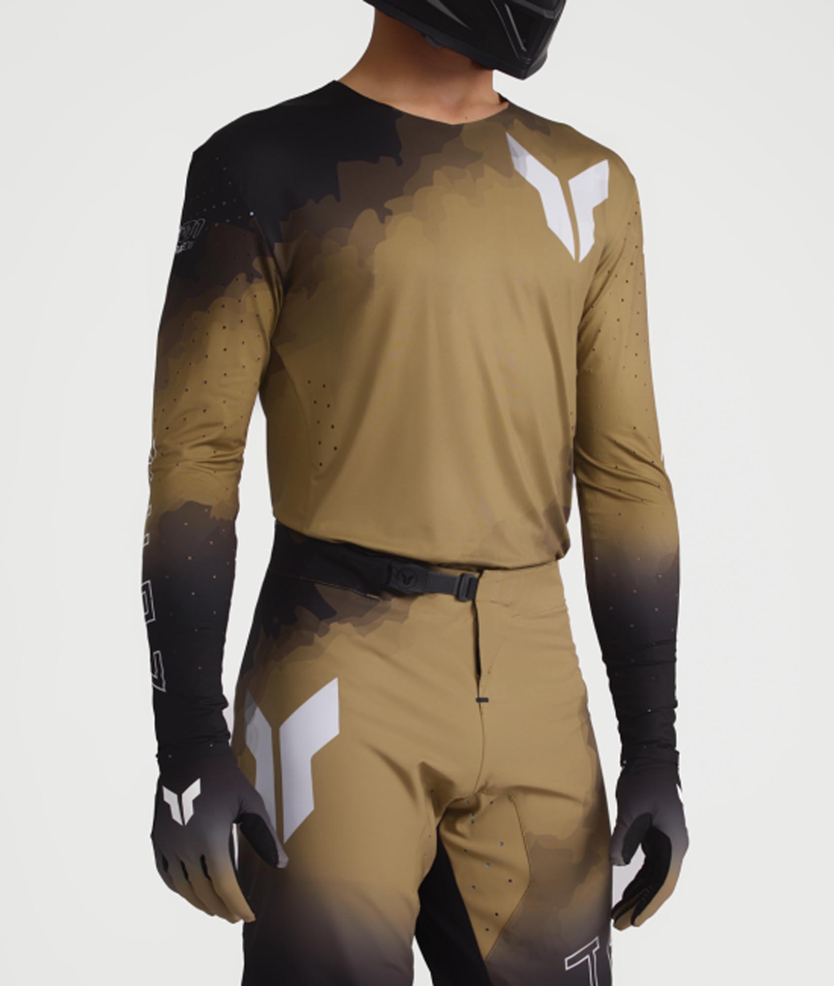 Thor Sportmode Carbon Motokrosový dres Černá/měděná 2XL Obrázek 5