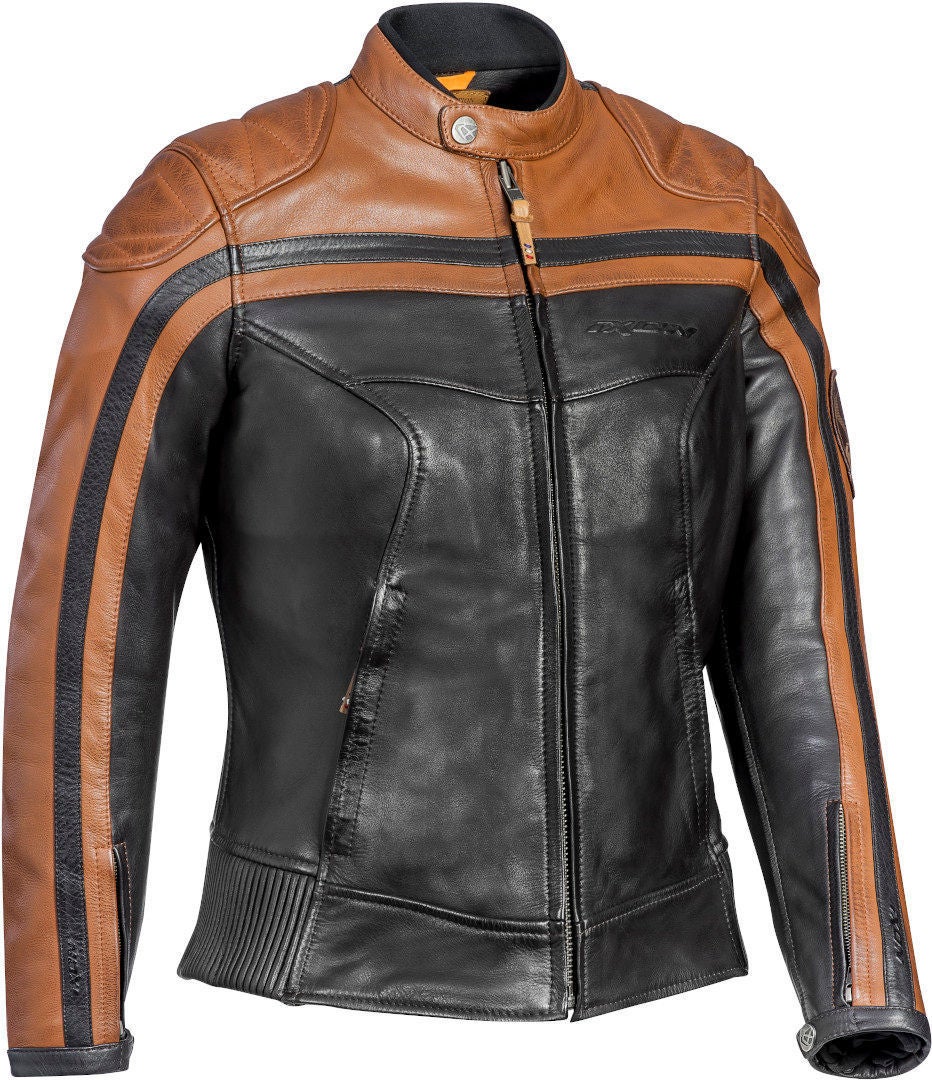 Ixon Pioneer Damen Motorrad Lederjacke S Abbildung 1