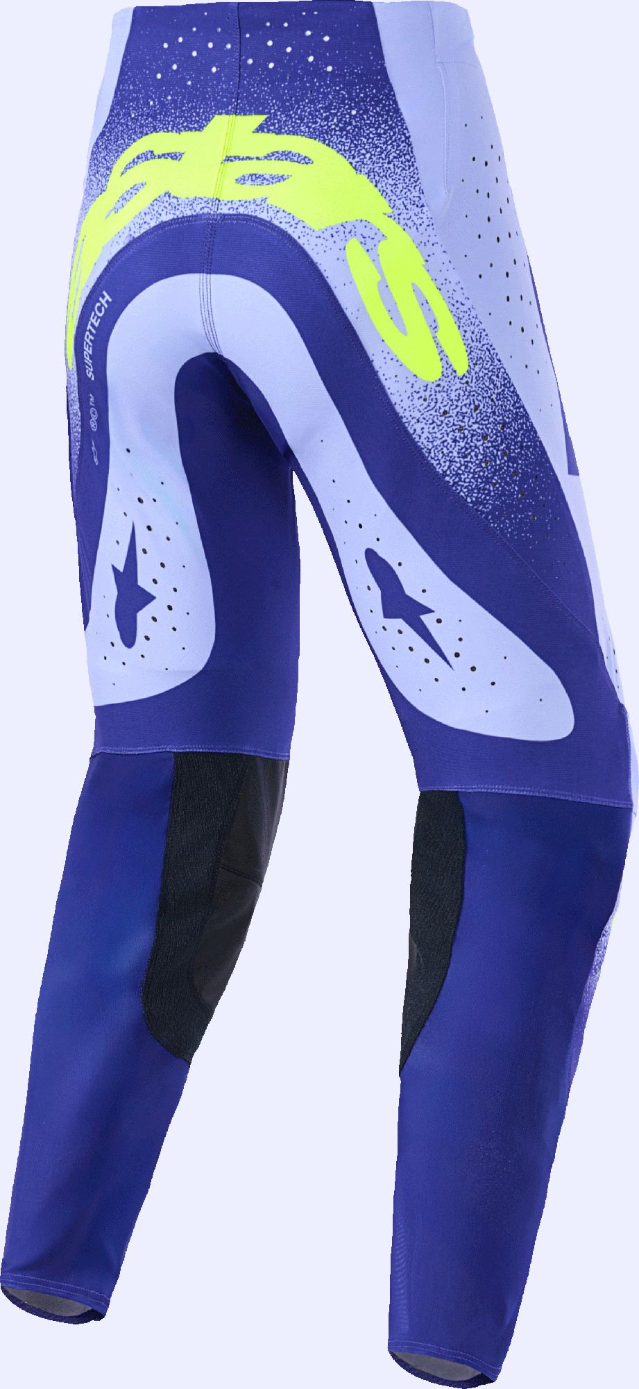 Alpinestars Supertech Scenz Pantaloni de motocross mov/galben 40 Figura 2