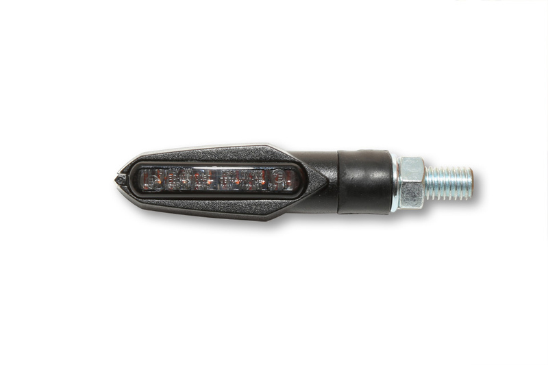 HIGHSIDER Smart Multiface LED-indikatorhus Sort / Linse Røget (Par), for og bag Figur 4