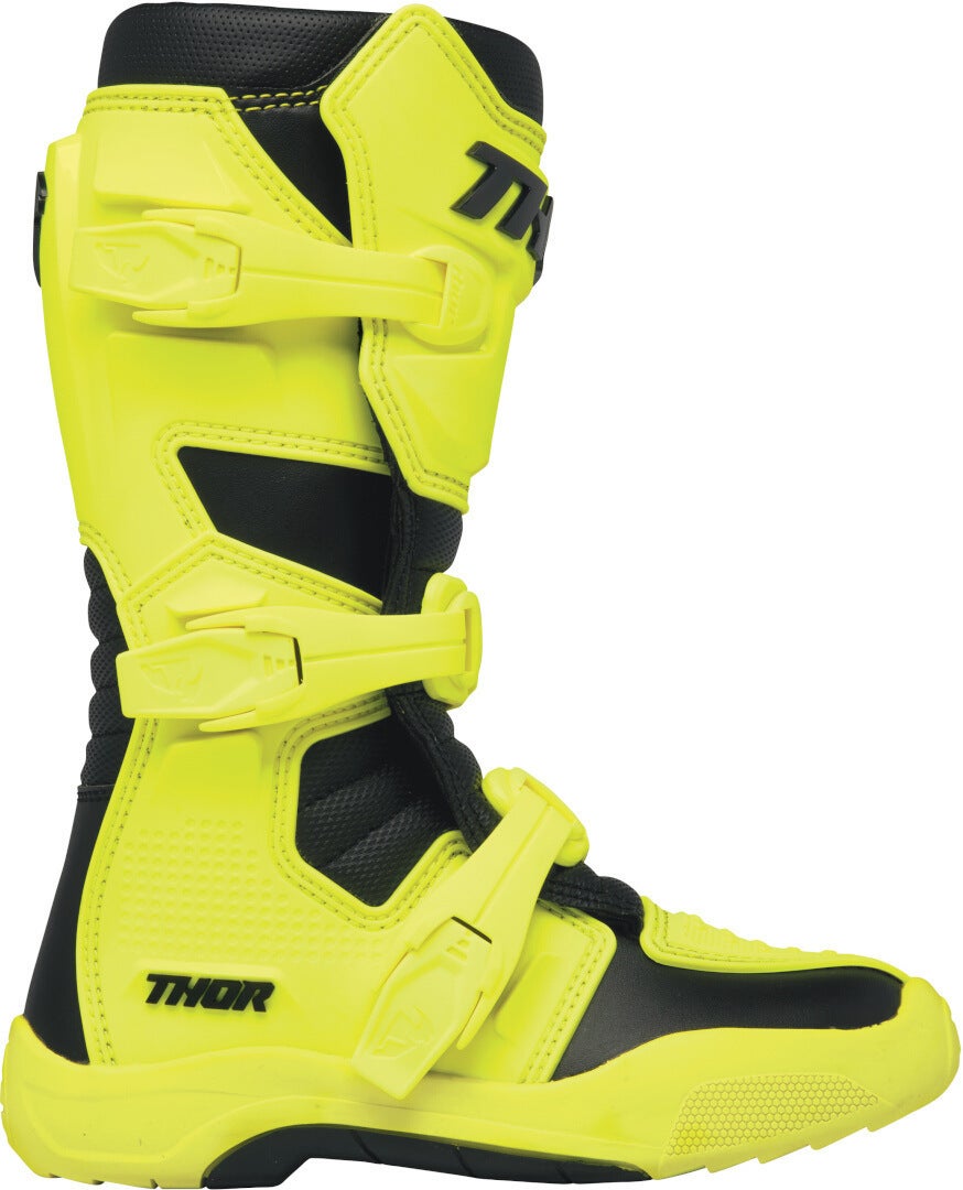 Thor Blitz XR MX Молодежные ботинки для мотокросса жёлтый/чёрный 5 Рисунок 2