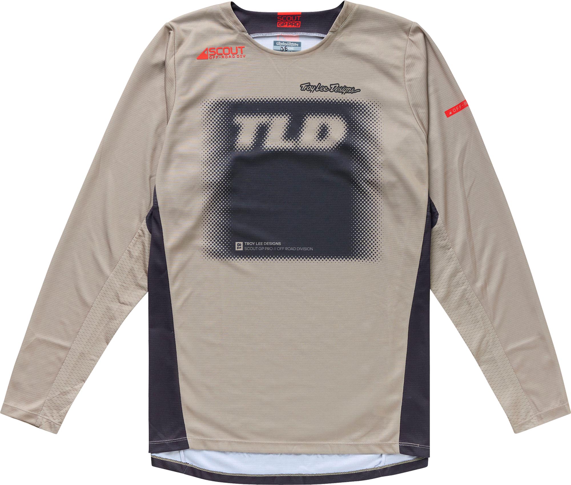 Troy Lee Designs Scout GP Pro Fade Out Motocrosstrøje Sand XL Figur 1