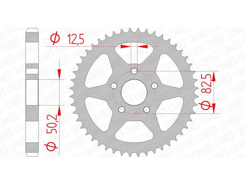 AFAM Standard stålkrona 92803 - 530 Figur 1