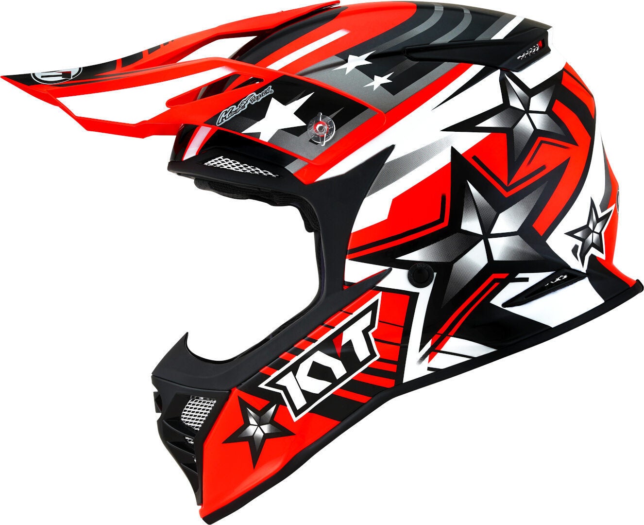 KYT Skyhawk Ardor Casco motocross rosso L (59/60) Figura 3