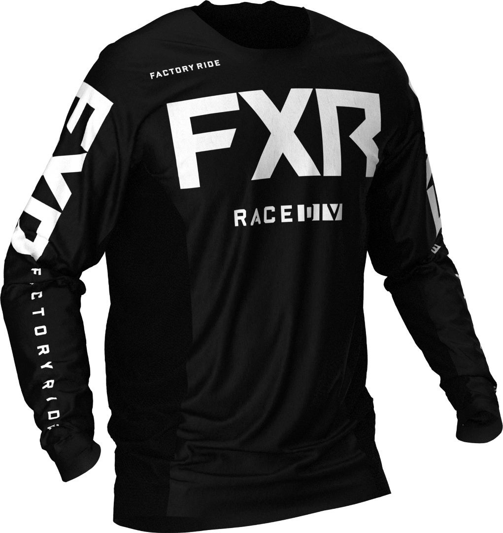 FXR Podium MX Gear Motokrosový dres černobílá L Obrázek 1