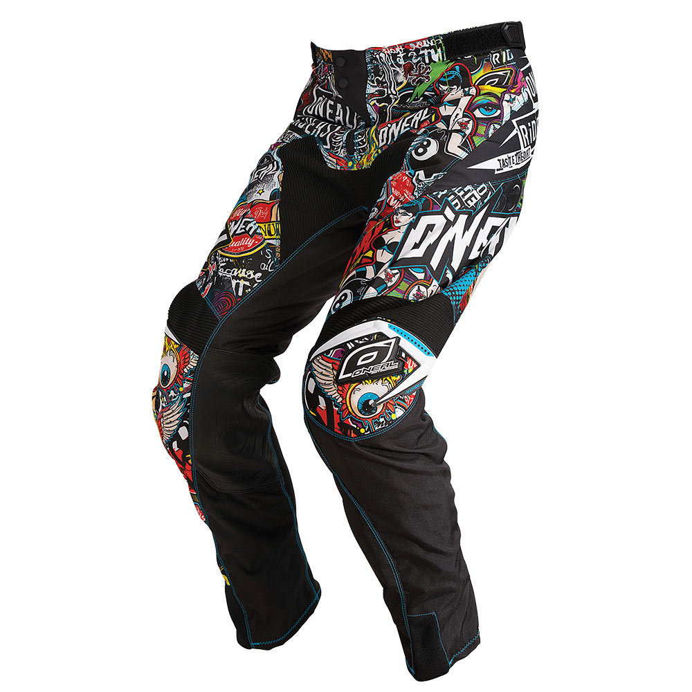 Oneal Men's Black Mayhem Crank Motocross Pants