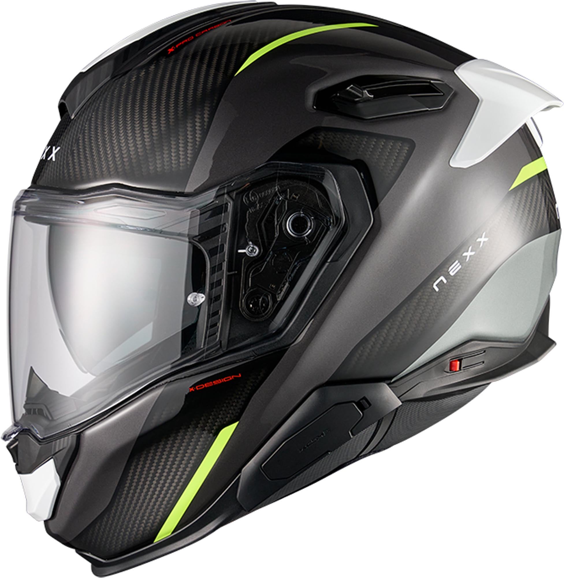 Nexx X.TR Rush Carbon Casco nero/neon/giallo XXS (51/52) Figura 2