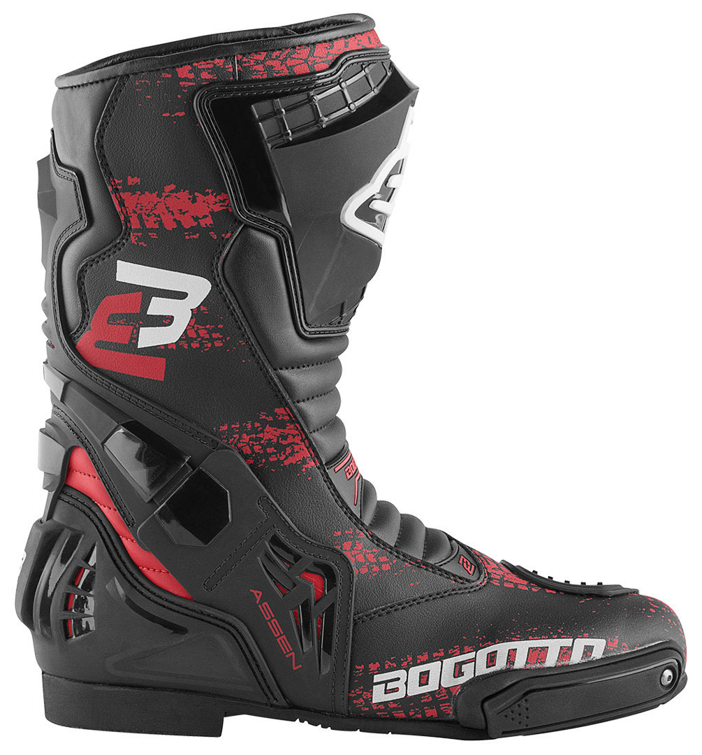 Bogotto Assen Evo Motorcycle Boots black/red 40 Figure 2