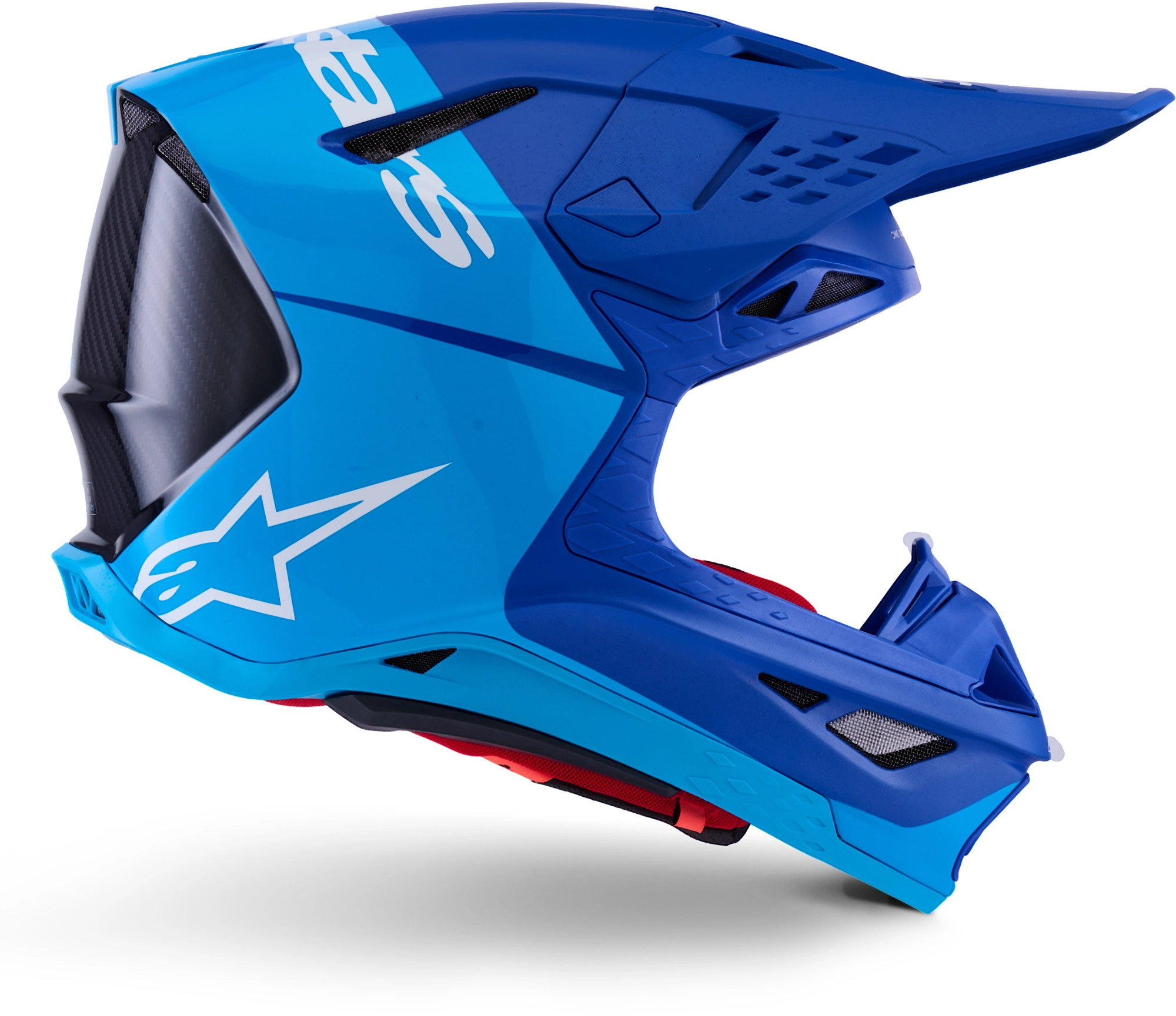 Alpinestars Supertech S-M10 Flood 2024 Cască de motocross albastru/negru S (55/56) Figura 3
