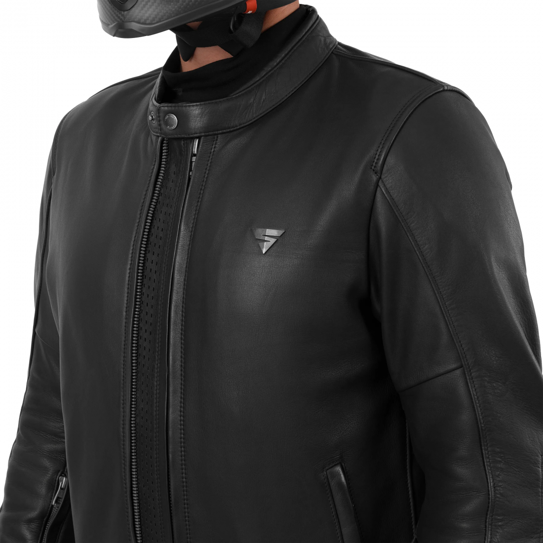 SHIMA Hunter 3.0 Motorcykellæderjakke Sort M Figur 8