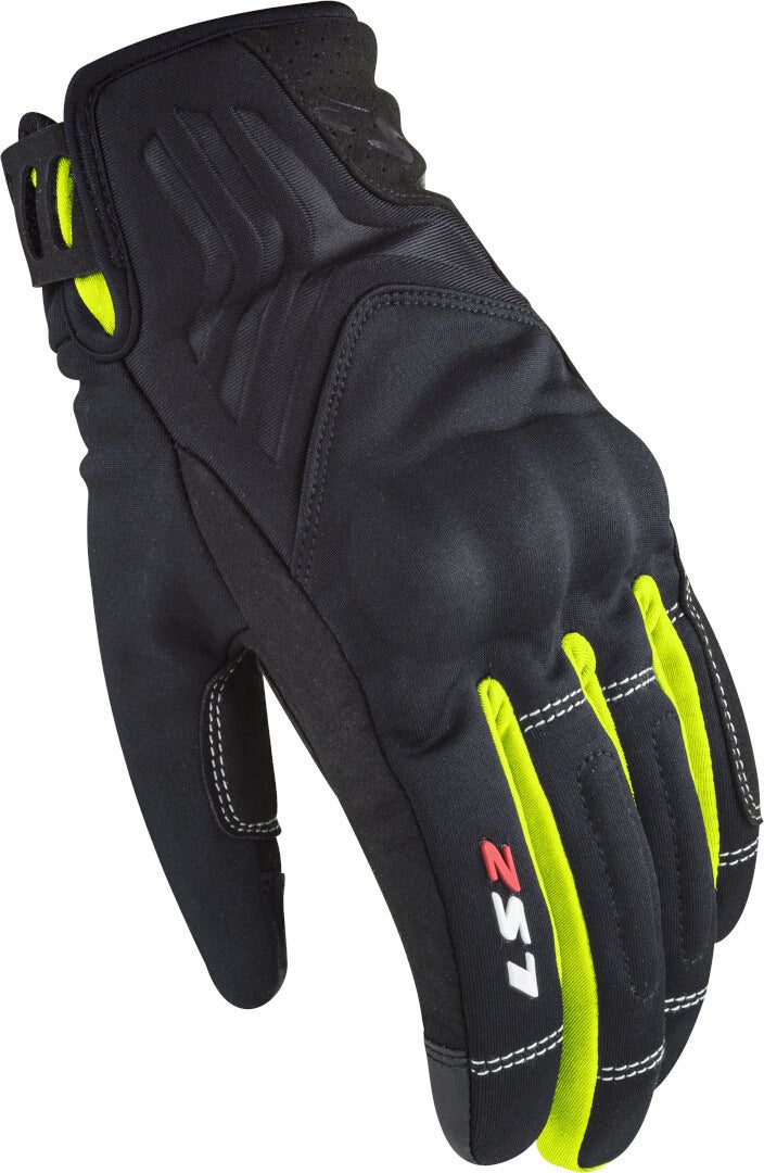 LS2 Jet II gants de moto imperméables noir/néon L Figure 1