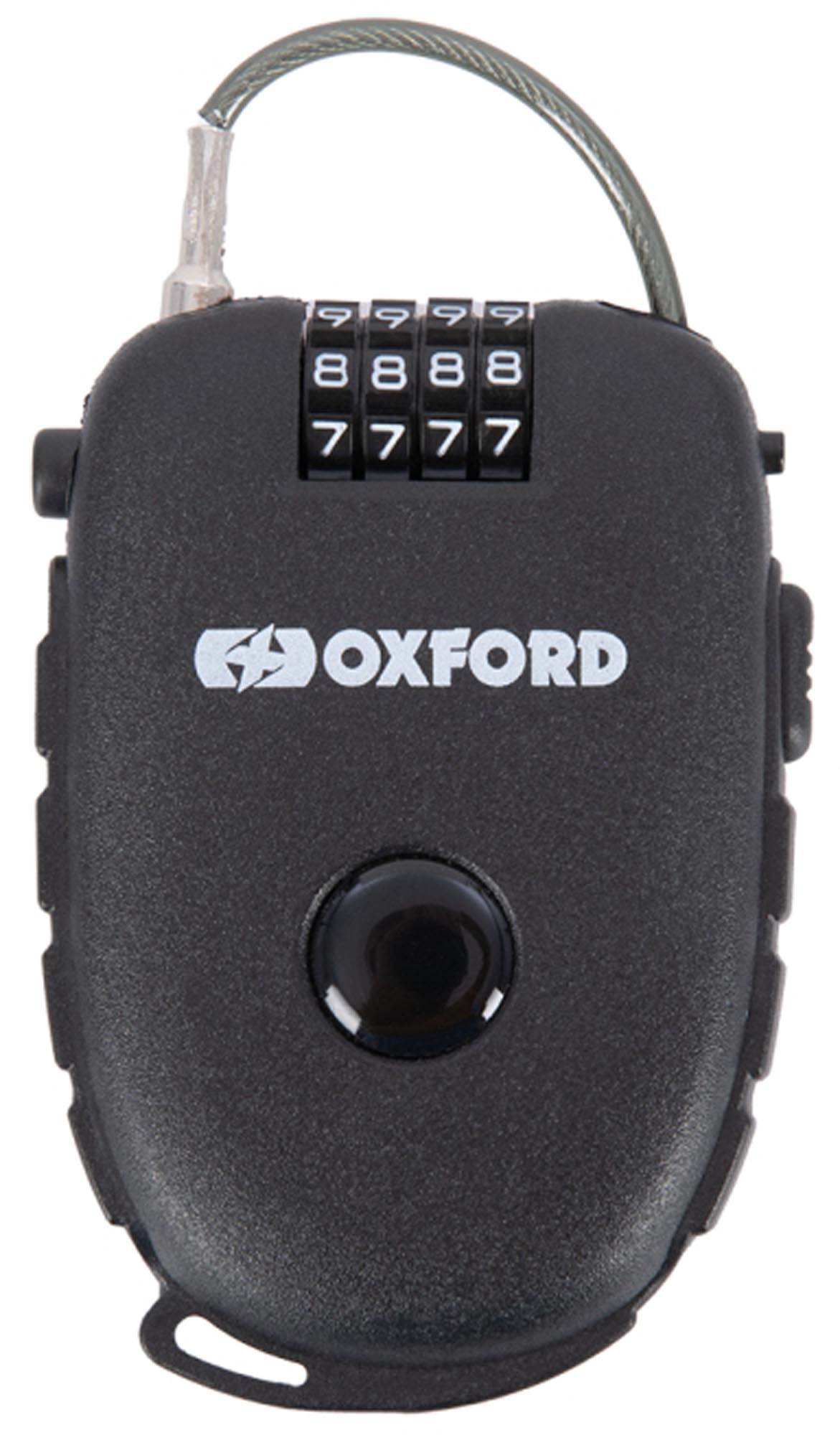 Oxford Retra 75cm Combination Lock with retractable Cable Main article Figure 1