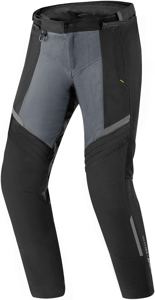 SHIMA Rush 2.0 Vented waterproof Motorcycle Textile Pants black/grey M Figure 1