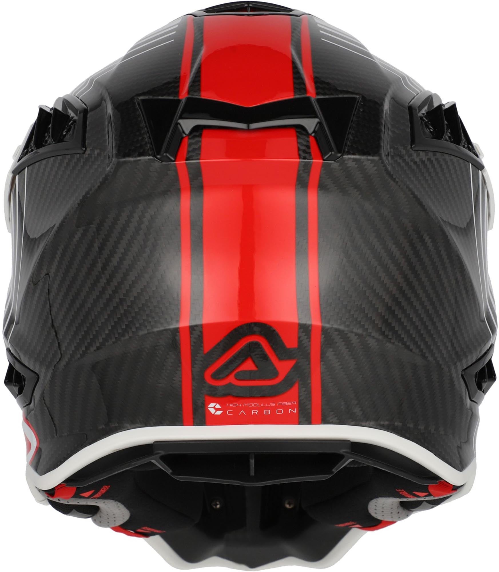 Side view of Acerbis Airstrike-C Graphic Carbon Motocross Helmet