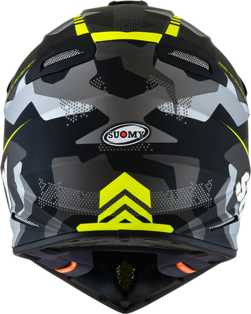 Suomy X-Wing Camouflager E06 Cască de motocross negru/gri/galben XS (53/54) Figura 4