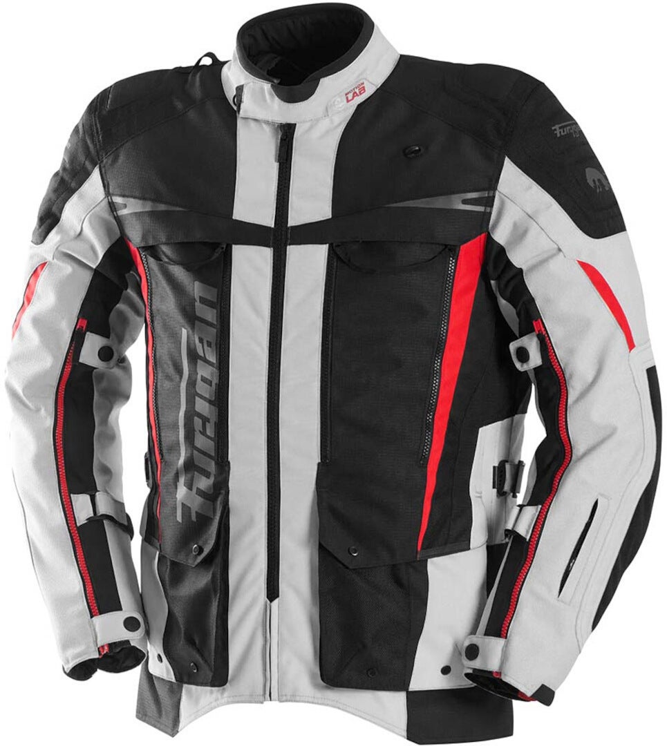 Furygan Montroc 3in1+ Kevlar Primaloft Motorcycle Textile Jacket black/white/red L Figure 4