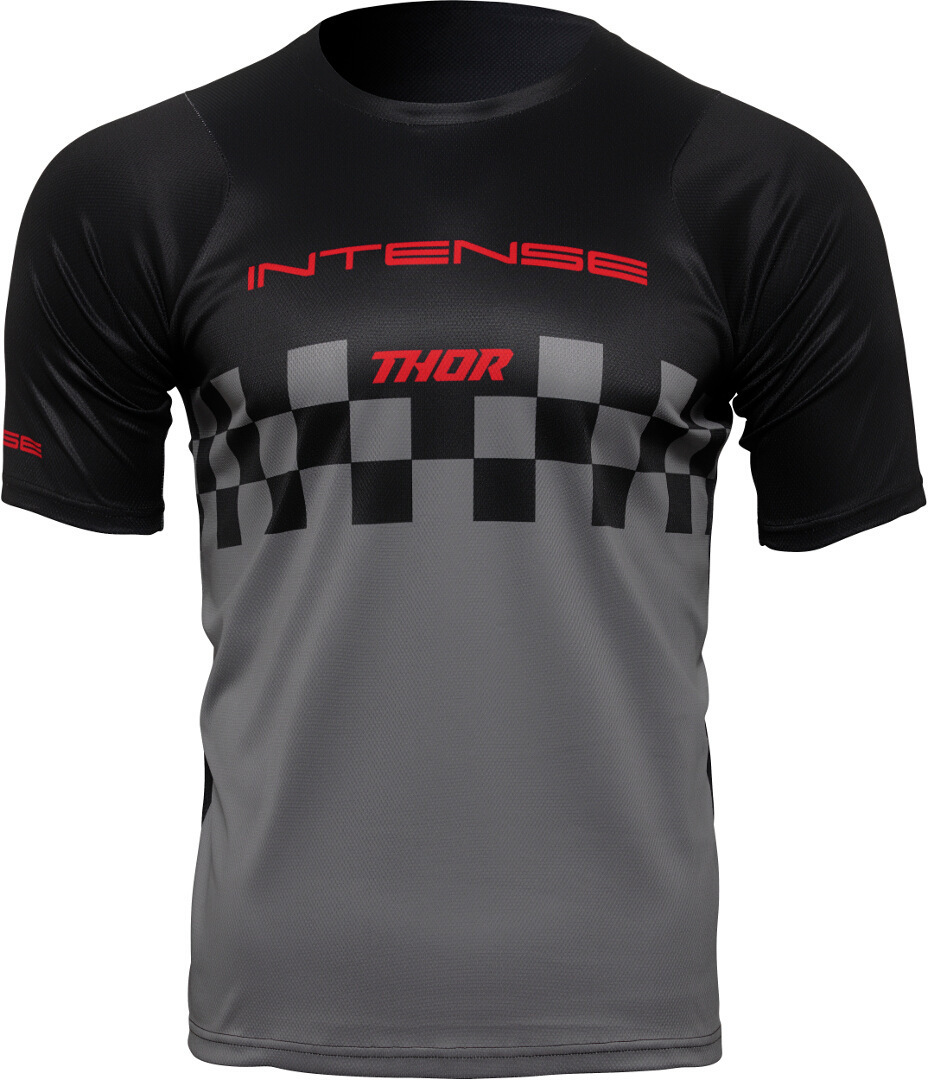 Thor Intense Assist Chex Jersey bicicleta preto/cinza M Figura 1
